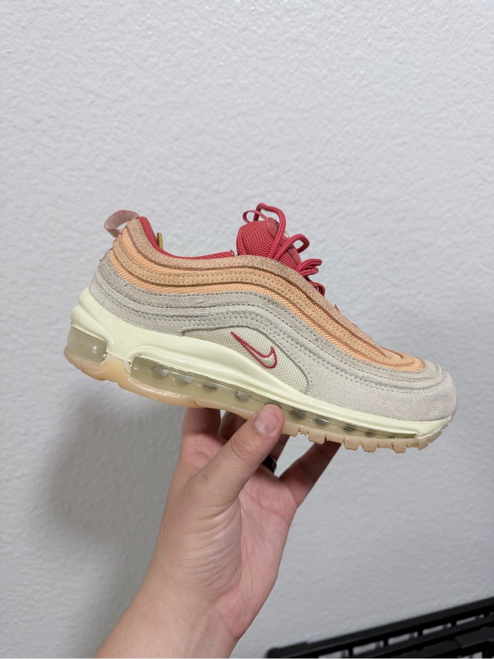 Nike Air Max 97 Peach Coral and Cream